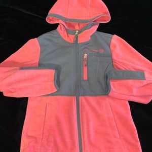 Kid’s Free Country. Full zip hooded fleece jacket. Sz Med 5/6